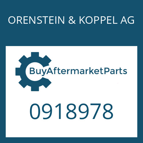 ORENSTEIN & KOPPEL AG 0918978 - WASHER