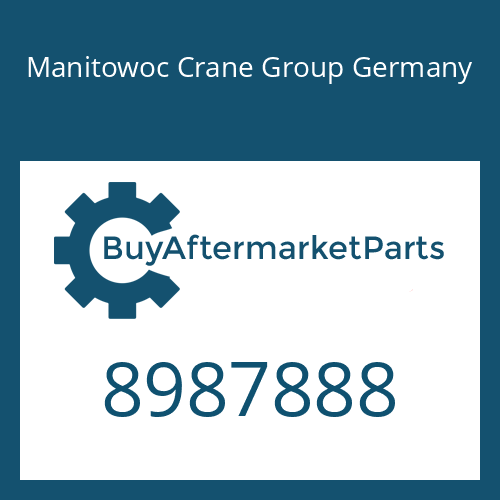 8987888 Manitowoc Crane Group Germany SLIDING SLEEVE
