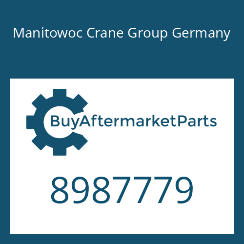 8987779 Manitowoc Crane Group Germany GASKET
