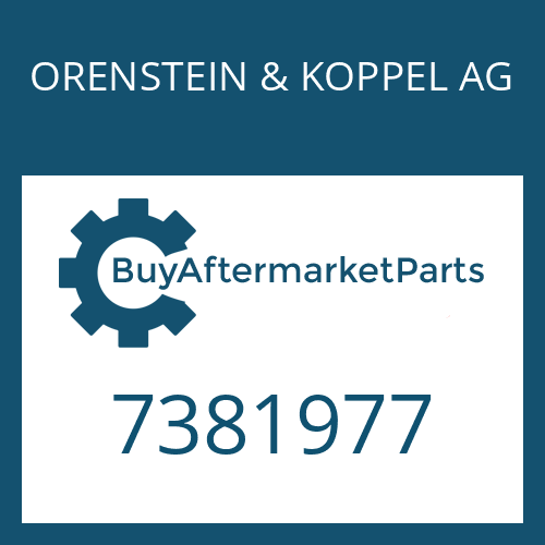 ORENSTEIN & KOPPEL AG 7381977 - HELICAL GEAR