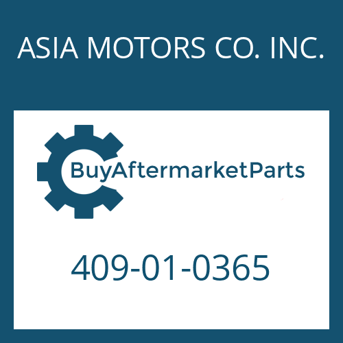 ASIA MOTORS CO. INC. 409-01-0365 - PLANET CARRIER