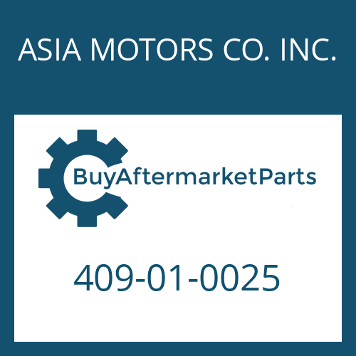 ASIA MOTORS CO. INC. 409-01-0025 - LOCKING SHEET