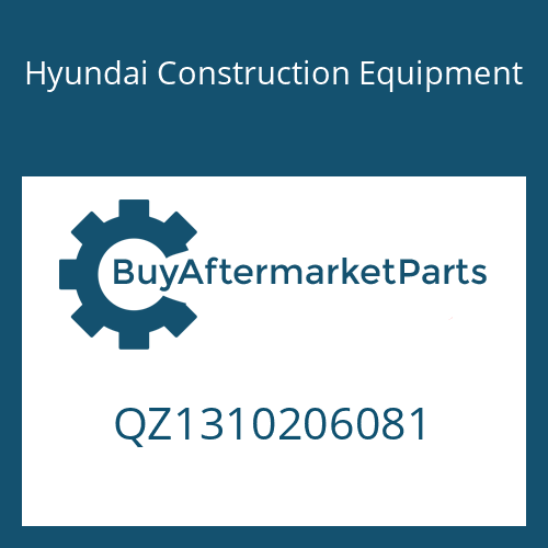 Hyundai Construction Equipment QZ1310206081 - GEAR SHIFT RAIL