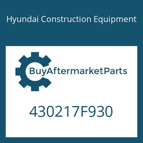 Hyundai Construction Equipment 430217F930 - OUTPUT FLANGE