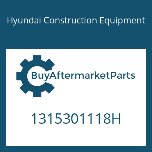 Hyundai Construction Equipment 1315301118H - INTERMEDIATE PLATE