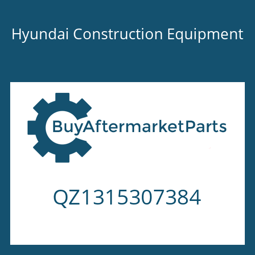 Hyundai Construction Equipment QZ1315307384 - BOLT