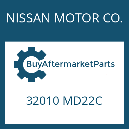 NISSAN MOTOR CO. 32010 MD22C - 6 AS 420 V