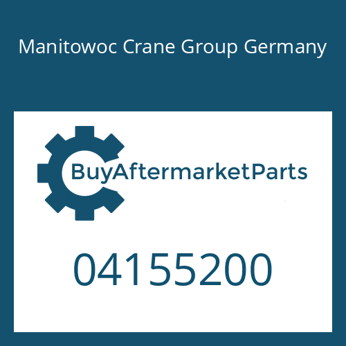 04155200 Manitowoc Crane Group Germany REPAIR KIT