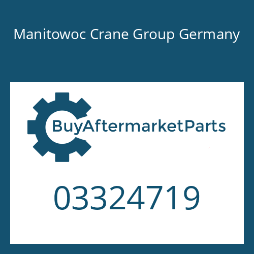 Manitowoc Crane Group Germany 03324719 - BREATHER