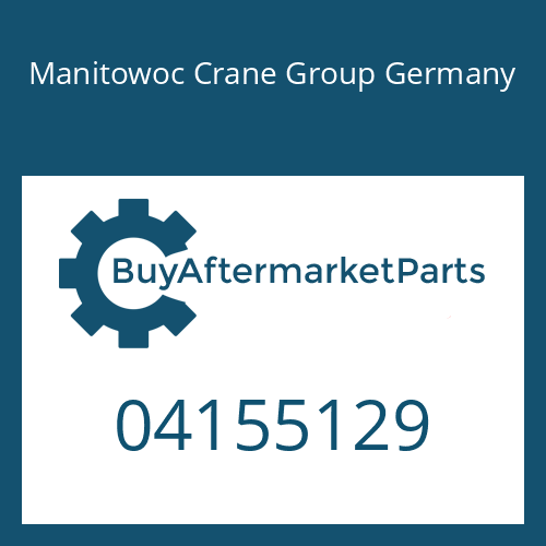 Manitowoc Crane Group Germany 04155129 - COVER