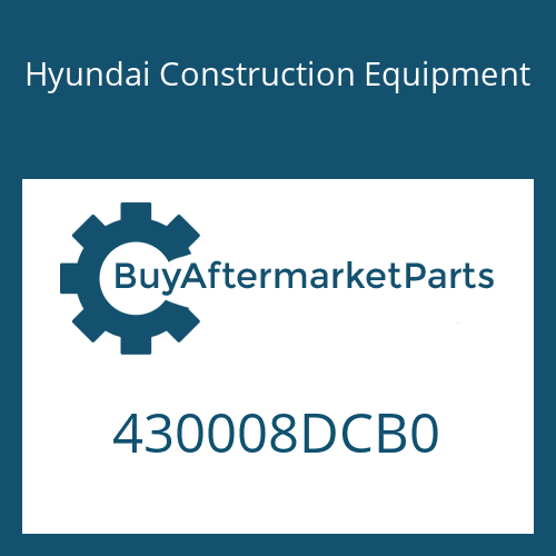 Hyundai Construction Equipment 430008DCB0 - 6 S 2110 BO