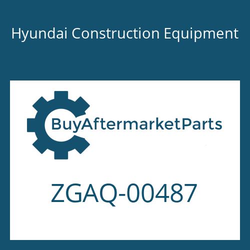 Hyundai Construction Equipment ZGAQ-00487 - WASHER