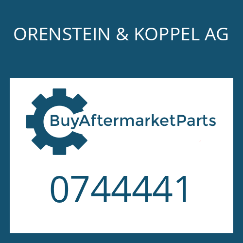 ORENSTEIN & KOPPEL AG 0744441 - HOUSING COVER