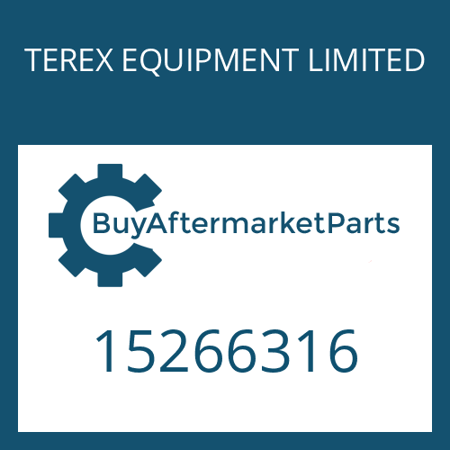 TEREX EQUIPMENT LIMITED 15266316 - LOCKING PLATE