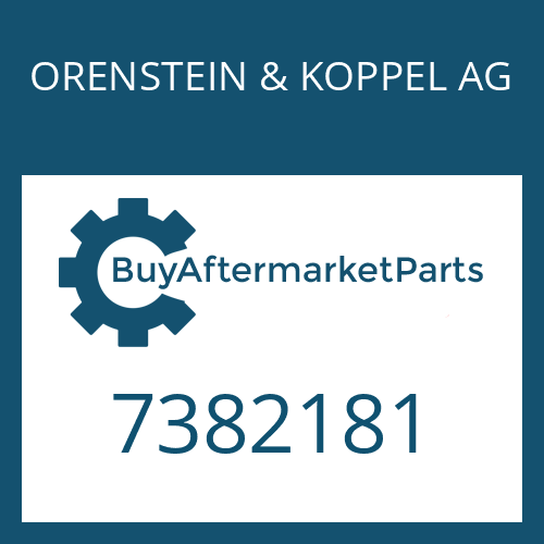 ORENSTEIN & KOPPEL AG 7382181 - CABLE