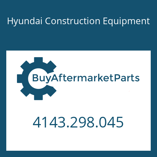 Hyundai Construction Equipment 4143.298.045 - SEAL KIT