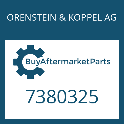 ORENSTEIN & KOPPEL AG 7380325 - GASKET