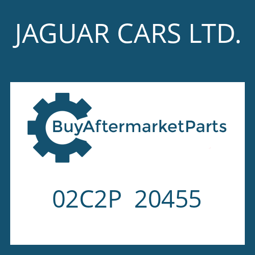 JAGUAR CARS LTD. 02C2P 20455 - CONVERTER