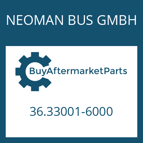 NEOMAN BUS GMBH 36.33001-6000 - 6 AP 1200 B