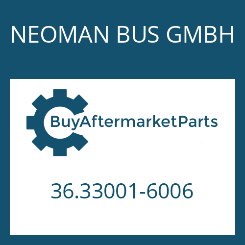 NEOMAN BUS GMBH 36.33001-6006 - 6 AP 1200 B