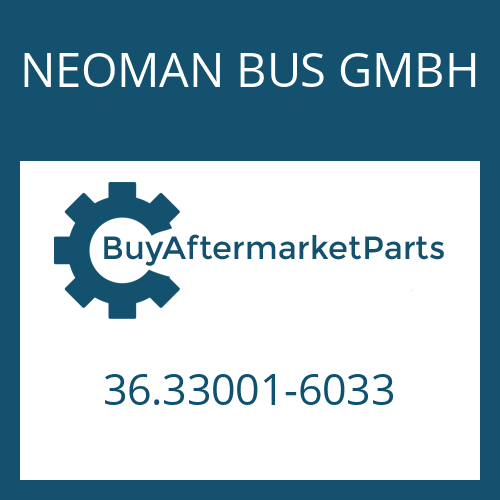 NEOMAN BUS GMBH 36.33001-6033 - 6 AP 1200 B