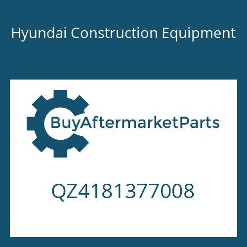 Hyundai Construction Equipment QZ4181377008 - CAP