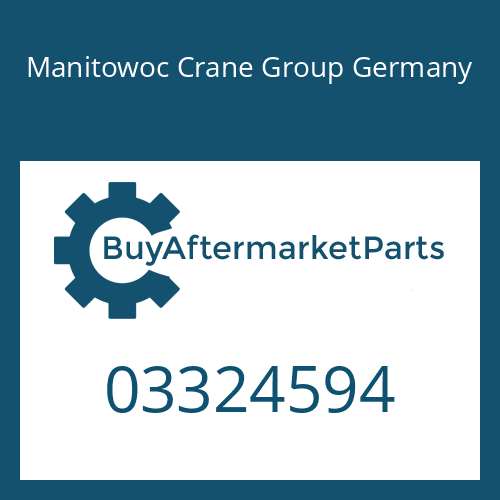 Manitowoc Crane Group Germany 03324594 - DIFFERENTIAL SPIDER