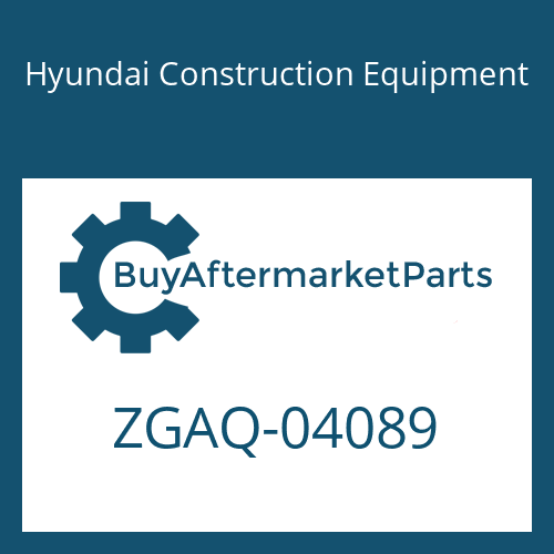 Hyundai Construction Equipment ZGAQ-04089 - HOUSING-GEARBOX RR