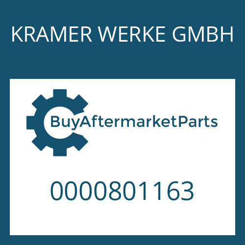 KRAMER WERKE GMBH 0000801163 - GUIDANCE