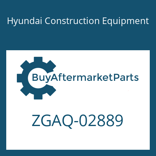 Hyundai Construction Equipment ZGAQ-02889 - CASE-AXLE FR