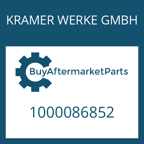 KRAMER WERKE GMBH 1000086852 - END SHIM