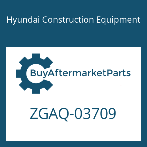Hyundai Construction Equipment ZGAQ-03709 - DISC-STEEL
