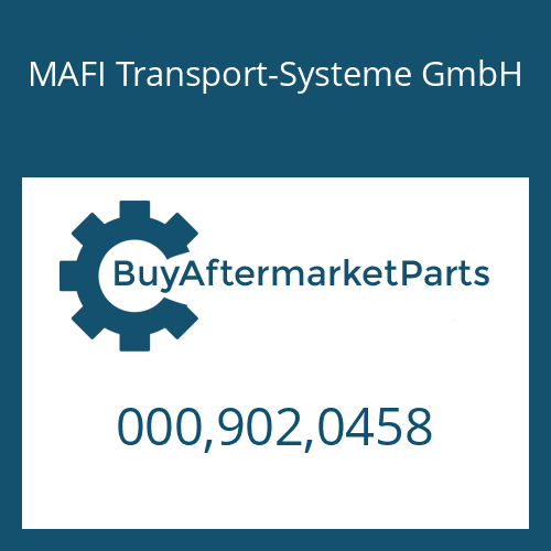 MAFI Transport-Systeme GmbH 000,902,0458 - GASKET