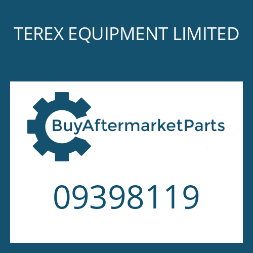 TEREX EQUIPMENT LIMITED 09398119 - COVER PLATE