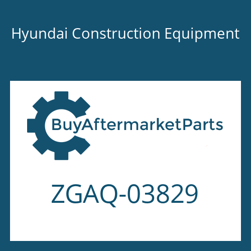 Hyundai Construction Equipment ZGAQ-03829 - FLANGE-OUTPUT