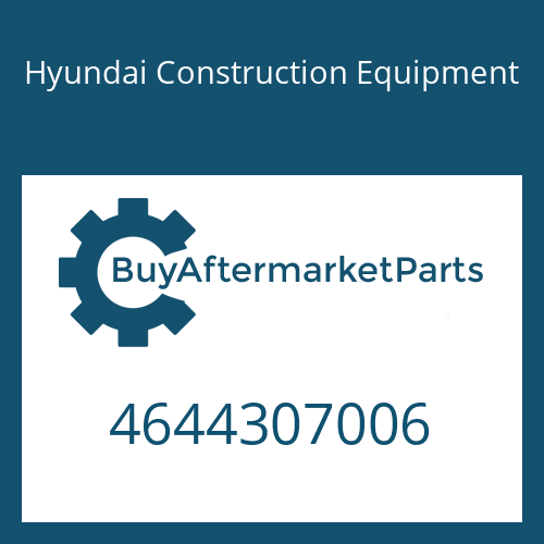 Hyundai Construction Equipment 4644307006 - SPEEDOMETER WORM