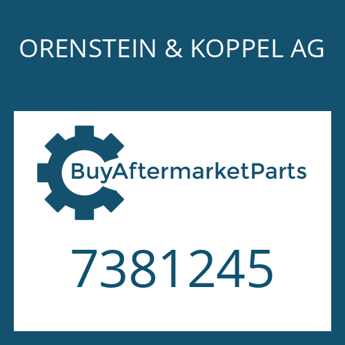ORENSTEIN & KOPPEL AG 7381245 - OUTER CLUTCH DISC