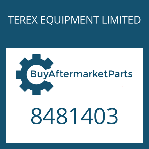 TEREX EQUIPMENT LIMITED 8481403 - WASHER