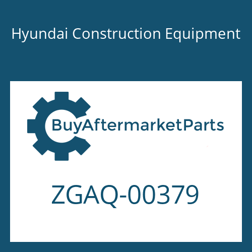 Hyundai Construction Equipment ZGAQ-00379 - COVER-BEARING