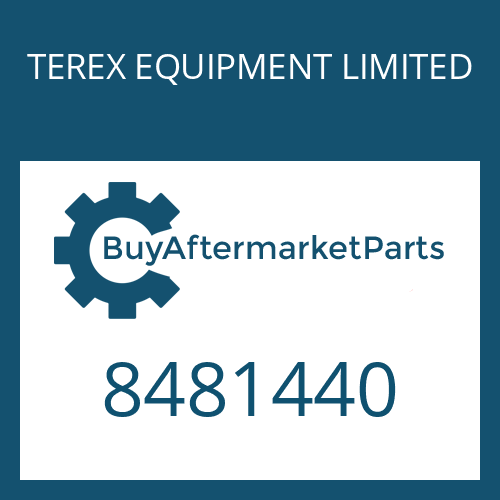TEREX EQUIPMENT LIMITED 8481440 - DRIVER