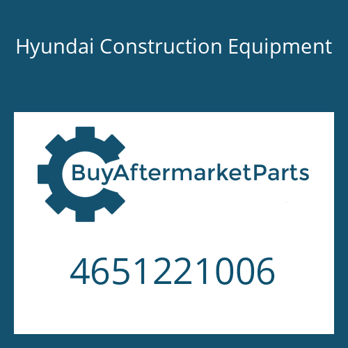 Hyundai Construction Equipment 4651221006 - TUBE