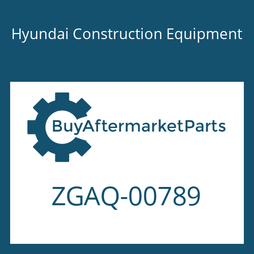 Hyundai Construction Equipment ZGAQ-00789 - HOUSING-GEARBOX