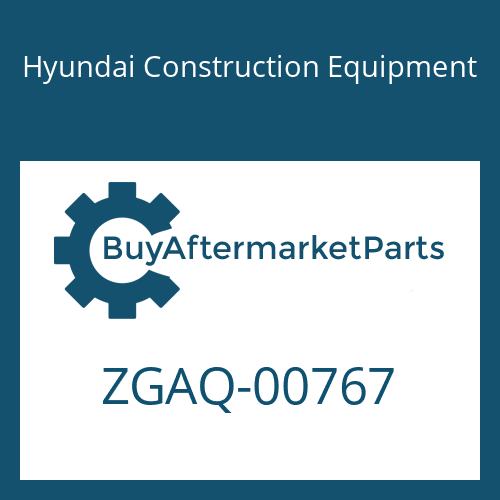 Hyundai Construction Equipment ZGAQ-00767 - SHAFT-TURBINE