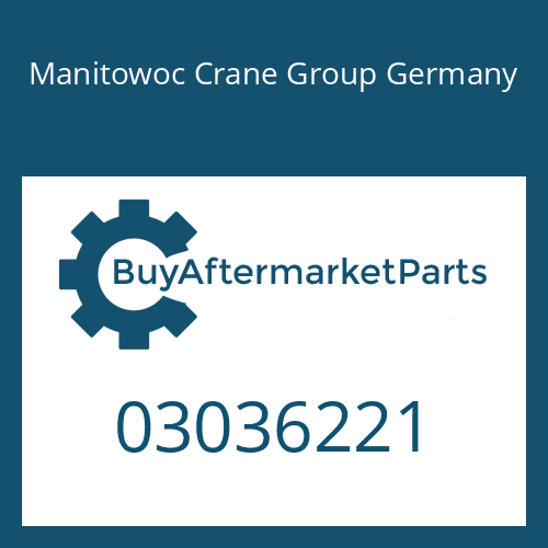 Manitowoc Crane Group Germany 03036221 - 6 WG 210