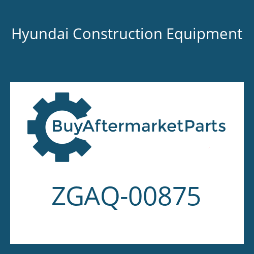 Hyundai Construction Equipment ZGAQ-00875 - GEAR-CLUTCH
