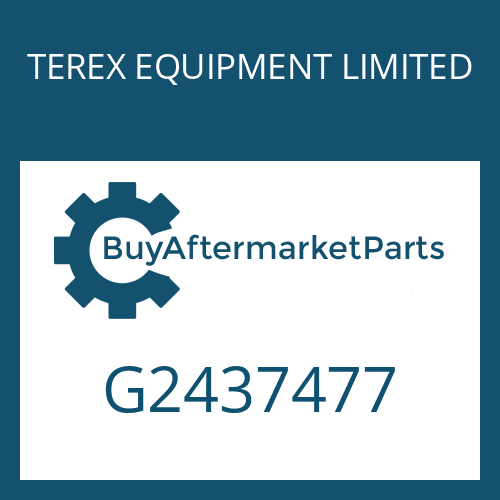 TEREX EQUIPMENT LIMITED G2437477 - MAGNETIC PLUG