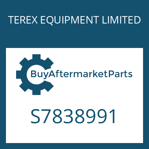 S7838991 TEREX EQUIPMENT LIMITED HOUSING