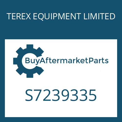 S7239335 TEREX EQUIPMENT LIMITED OUTPUT SHAFT