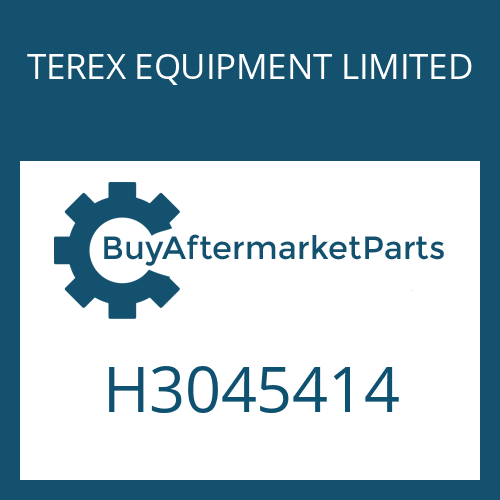 TEREX EQUIPMENT LIMITED H3045414 - WASHER