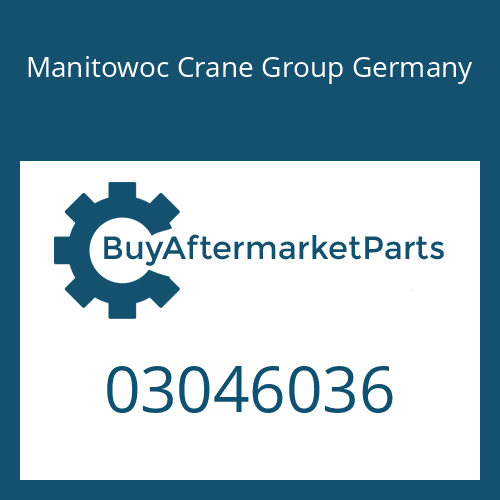 03046036 Manitowoc Crane Group Germany PLUG KIT